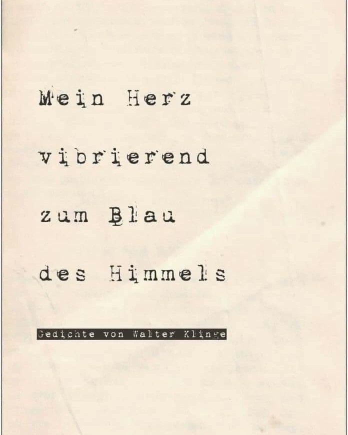 Walter Klinge hatte im Mai 2021 seine Gedichte und Zeichnungen in der Galerie Goethe45 ausgestellt. Nun möchte Walter ein ein kleines Buch herausgeben. Wir unterstützen ihn und stellen in der Galerie Goethe45 eine kleine Dose dafür aus❤️.