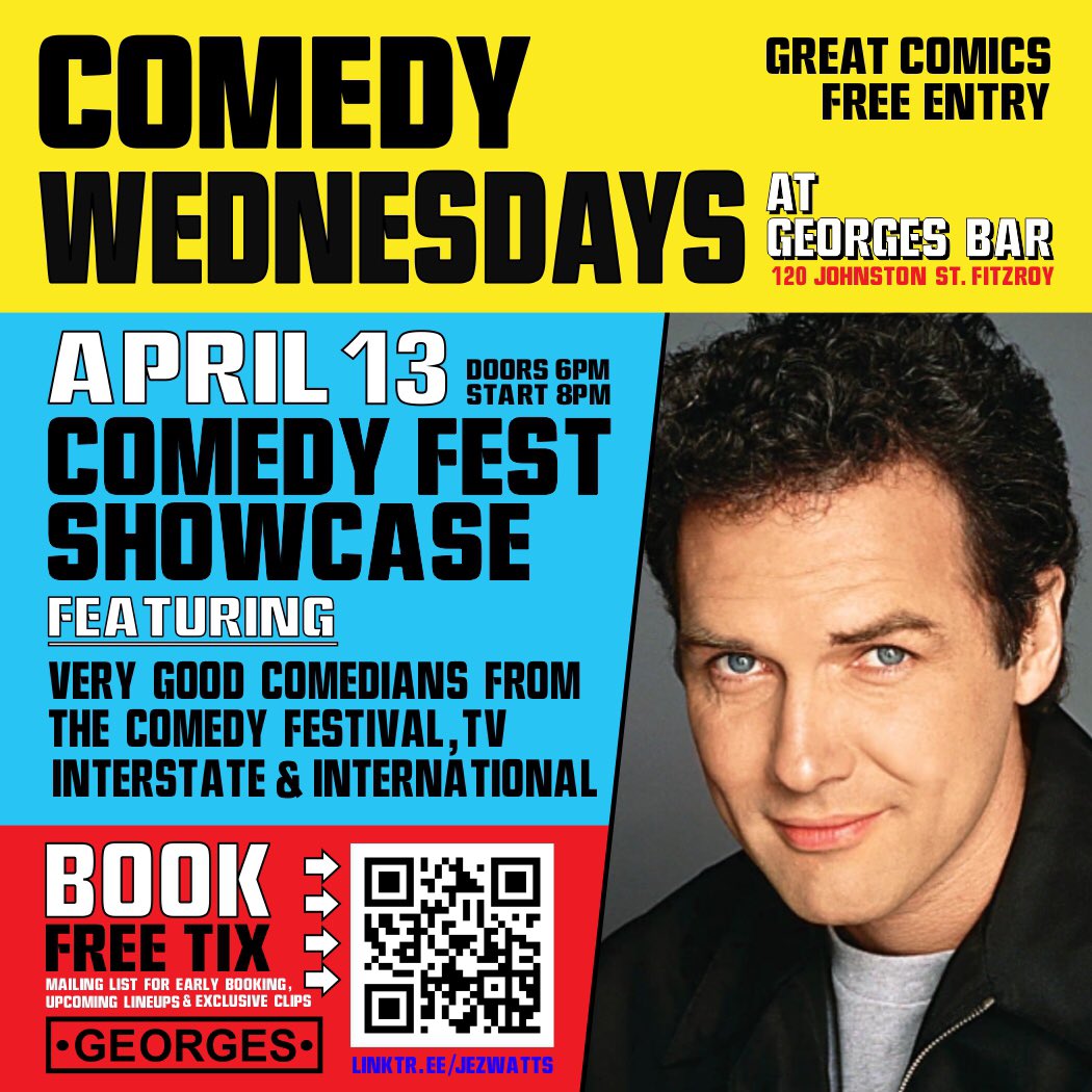 ComedyWedGeorge's tweet photo. Tomorrow! https://t.co/byP1fmQcQF