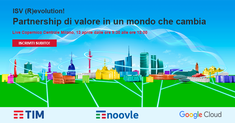 Noovle_SpA's tweet photo. Dal #CloudFirst e #CloudOnly: cambia il "journey to cloud” delle imprese italiane: quale ruolo degli #ISV nella filiera IT?
Leggi l'articolo👉https://t.co/Ui0k3KK2Ho
e iscriviti all’evento di domani 13 aprile https://t.co/paVozwynN5
@TimBusiness @GoogleCloud_IT https://t.co/ooc5rOf4Uf