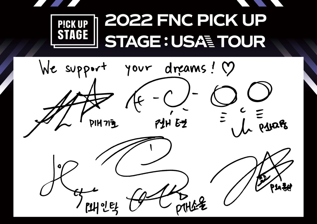 FNC_Audition's tweet photo. <2022 FNC PICK UP STAGE : USA TOUR> The Journey Begins!

Here is P1Harmony’s cheering message for all the applicants of <2022 FNC PICK UP STAGE : USA TOUR>

For more details, please check out the official website. 
( https://t.co/7k0BBvblLK ) https://t.co/Bf96yBbF1Y