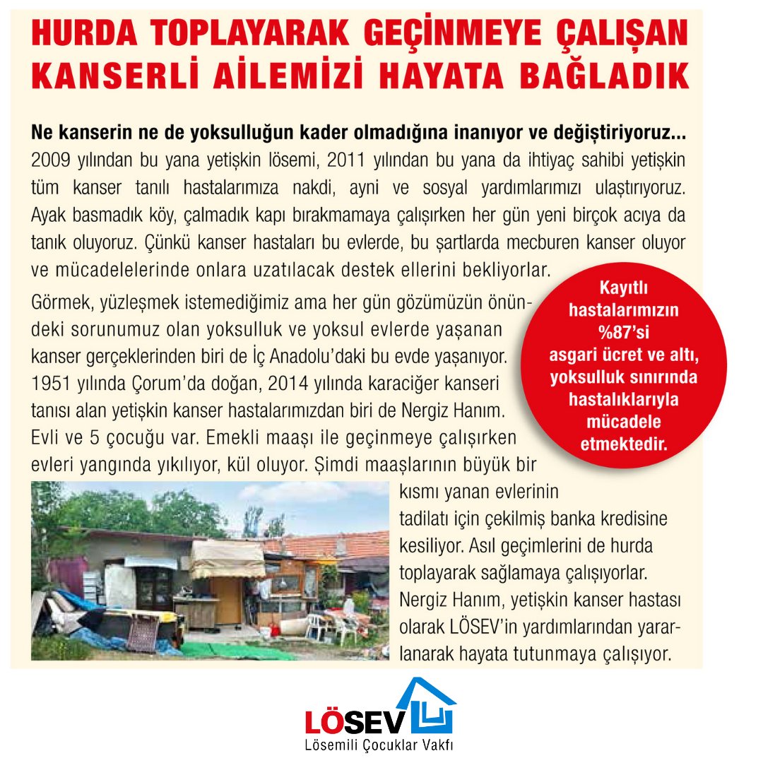 Hurda Toplayarak Geçinmeye Çalışan Kanserli Ailemizi Hayata Bağladık