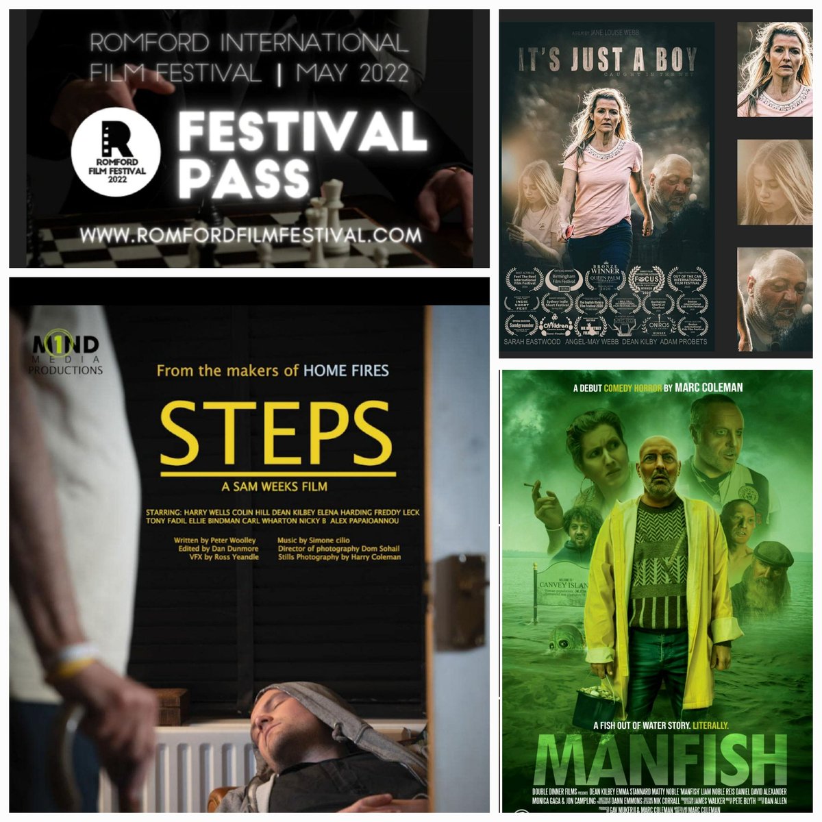 only1DeanKilbey's tweet photo. STEPS Officially selected for @romfordfilm I ๐Romford As MANFISH won Best feature film at sister Festival @romfordhorror recently
In other news you can now watch award winning Short Film- Itโs just a boy
https://t.co/f7d29nrj3A
#actor #notresting @BodhiTalent https://t.co/8FHjgnxJ2Z