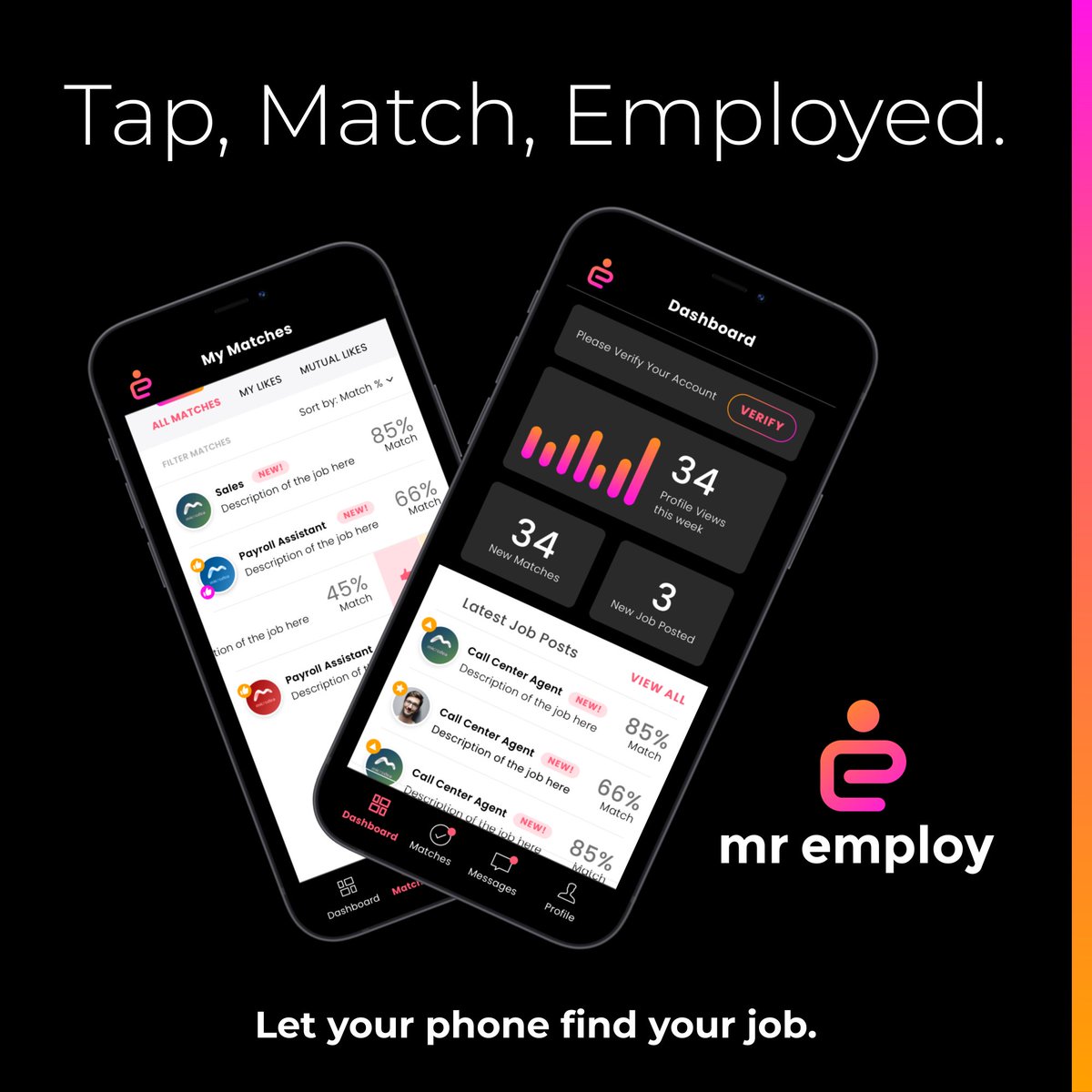 mremploy's tweet image. ATTENTION SA: MR EMPLOY IS HERE! The app where your profile is your job interview and AI is your matchmaker! Find, match and interview for your next job - all from your mobile phone. Don’t take our word for it, give it a try! Mr Employ is here to help. Tag a friend who needs us.