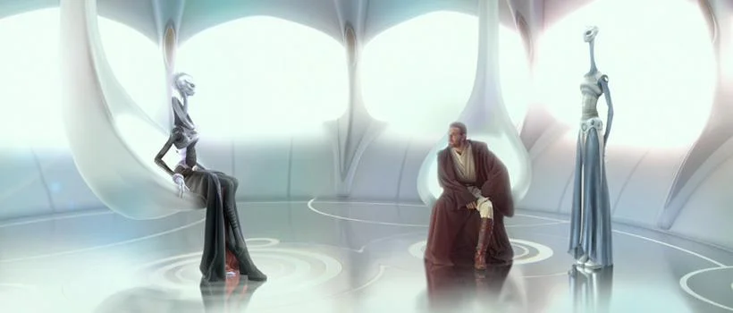 Scribbles69's tweet photo. thinking about the Kaminoan spoon chairs #starwarsthoughts https://t.co/6KHFJthuRV