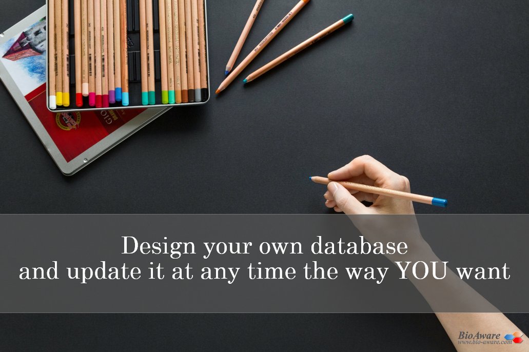 Bio_Aware's tweet image. Are you searching for a way to store your data in a database that fits exactly your needs?
With BioloMICS you can design your own database. 
You manage the tables and fields yourself.

Interested in more information? Check out our website bio-aware.com