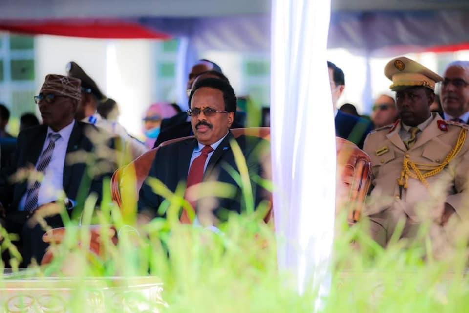sntvnews1's tweet photo. President @M_Farmaajo has attended an event to mark the 62nd anniversary of the foundation of Somali National Army at Ministry of Defence in #Mogadishu, on Tuesday.

#Somalia https://t.co/M05WF1VMyi