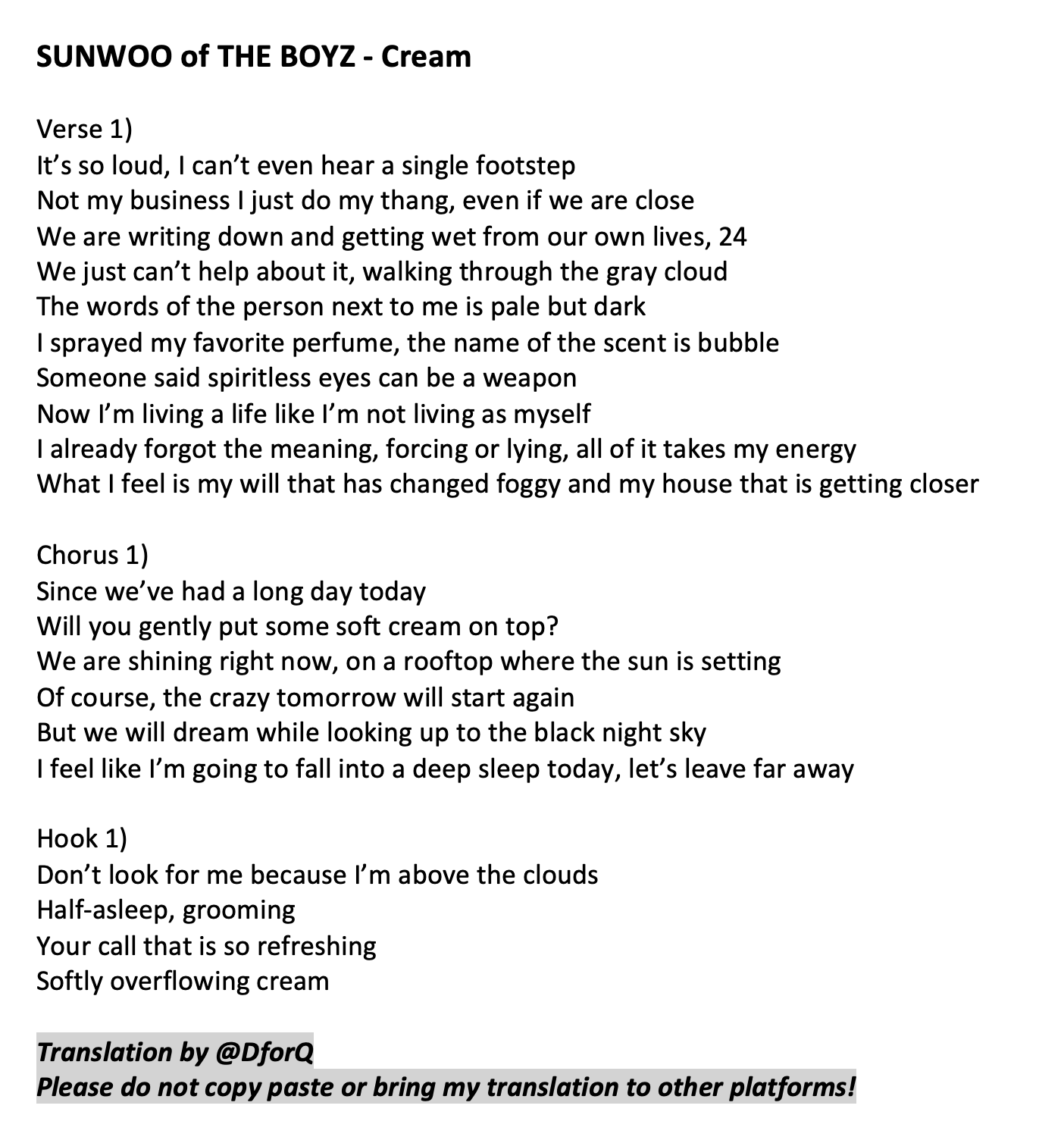 Cream deluxe - song and lyrics by 2V