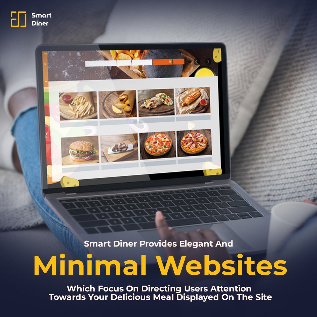 DinerSmart's tweet photo. Smart diner provides elegant and minimal websites which we like to keep things simple and focus on directing users attention towards your delicious meal displayed on the site.

#smartdiner #onlinebusiness #startupindia #businessideas #entrepreneure  #smallbusiness #businessowner https://t.co/crNETAZG6s