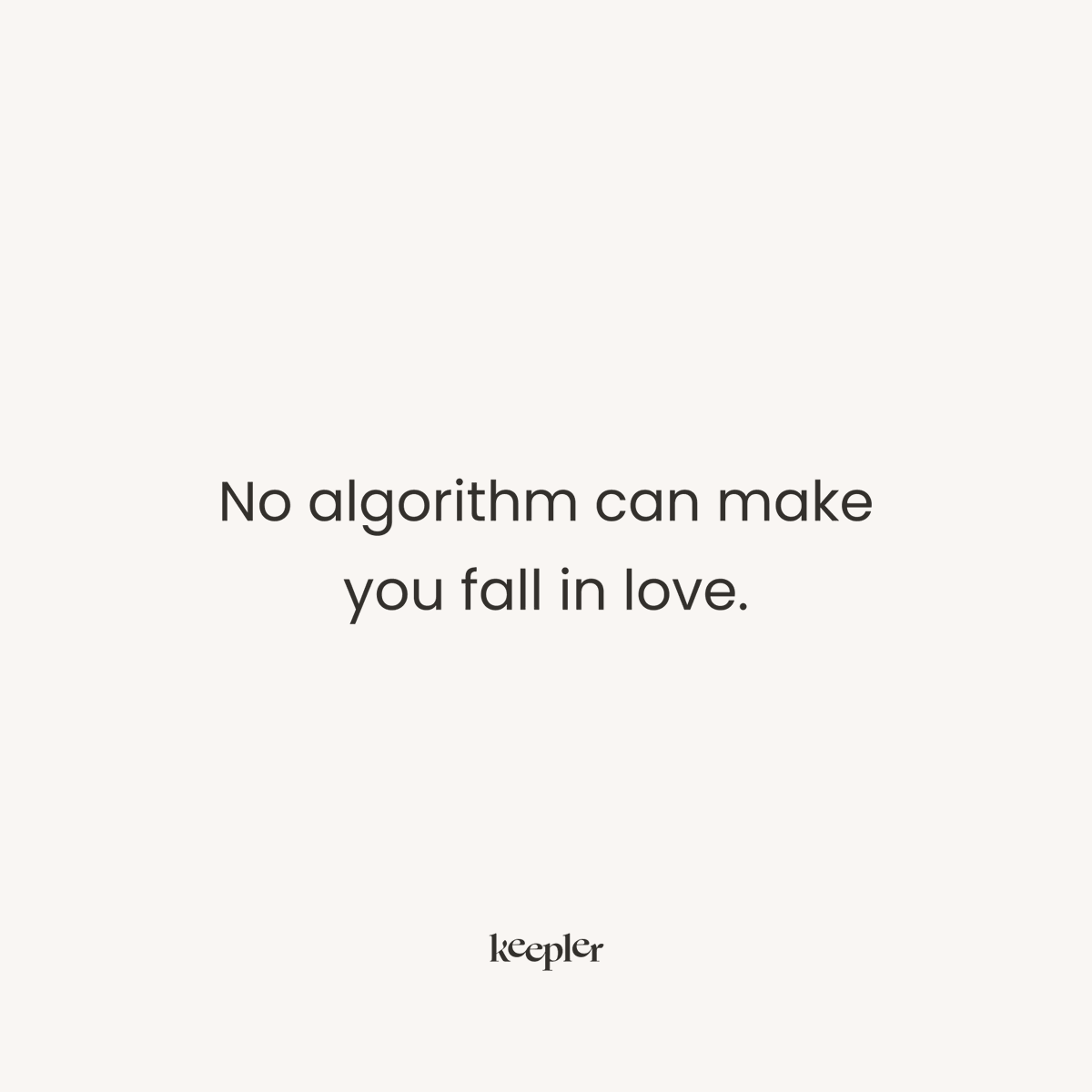 KeeplerApp's tweet photo. No algorithm can make you fall in #love. ๐
That's why Keepler is going to incorporate check-ins, self-discovery, and advice, among many other things!
#datingapp #therapyapp #Keepler https://t.co/kZ0PkKV5sM