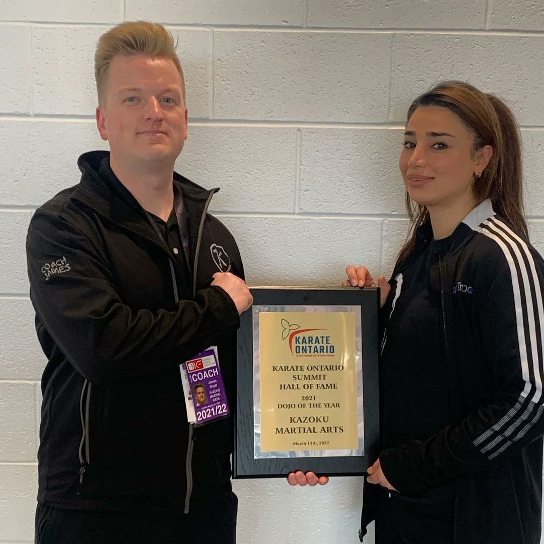Congratulations to <a href="/KMA_Centre/">Kazoku Martial Arts</a> for being awarded "Dojo of the Year in 2021" by <a href="/KarateOntario1/">Karate Ontario</a> 🏆 #leaderofthepack