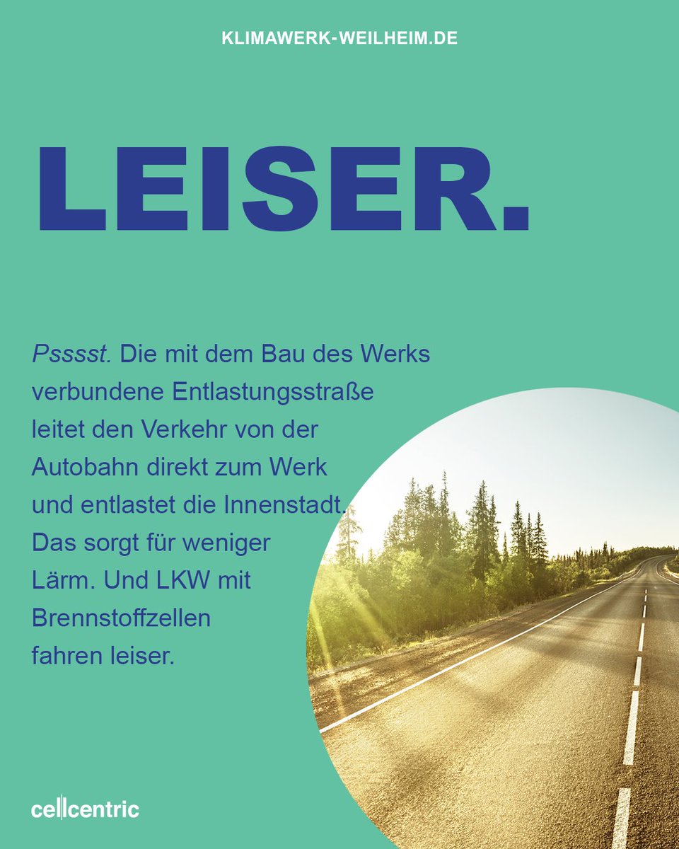 Drei Jahre Bauen. Damit wir der nächsten Generation keine Baustelle hinterlassen. 

#cellcentric #klimawerk #mobilität