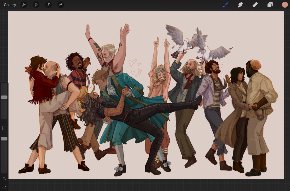ylissebian's tweet photo. sometimes u gotta stick everything on the same canvas. yknow, just for fun https://t.co/uMUjLA0lo4