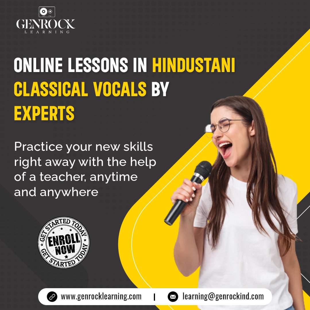 Genrockind's tweet image. Enroll with us to cross the Indian music threshold and reach new heights!

Our first lesson is free. HURRY UP

Contact us to join today. 👇

Mail Us: learning@genrockind.com

Connect us on Whatsapp : +91 7204719936 &amp;amp; +917650036859

👉 Visit: genrocklearning.com

#musicclasses