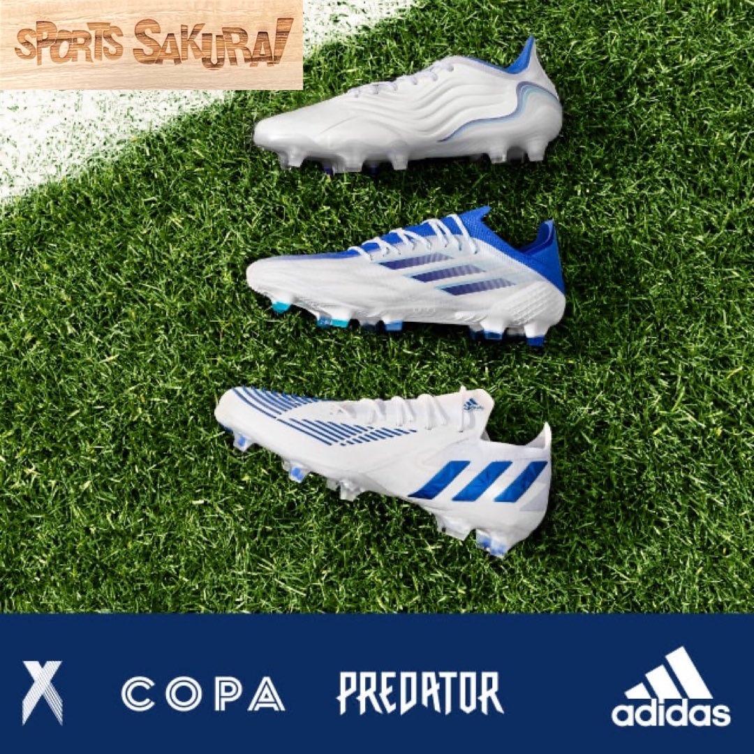sposakusoccer's tweet photo. スポーツサクライ堺店のモリケンです⚽️
adidas
NEWカラー🤩
『DIAMOND EDGE PACK』
4月19日(火)発売開始です⭐️
ホワイトベースにブルーライン😍
安定のカラーリングです👍
#adidas
#adidasfootball
#DIAMONDPACK
#DIAMONDEDGEPACKす https://t.co/DrWDFatOeq