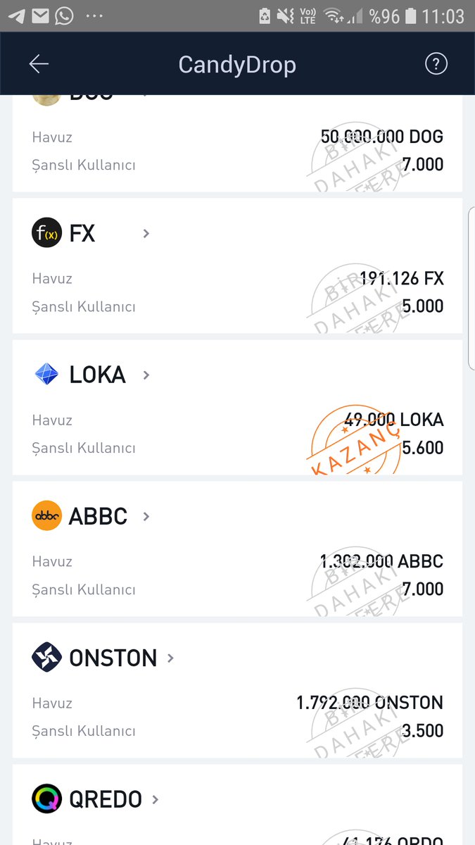 FeritSeraceddin's tweet photo. @HuobiGlobal @DujunX I Won #HuobiCandyDrop @Cold73074216 @syrkoferyad @anuislamshohag https://t.co/Z2R1J0svte