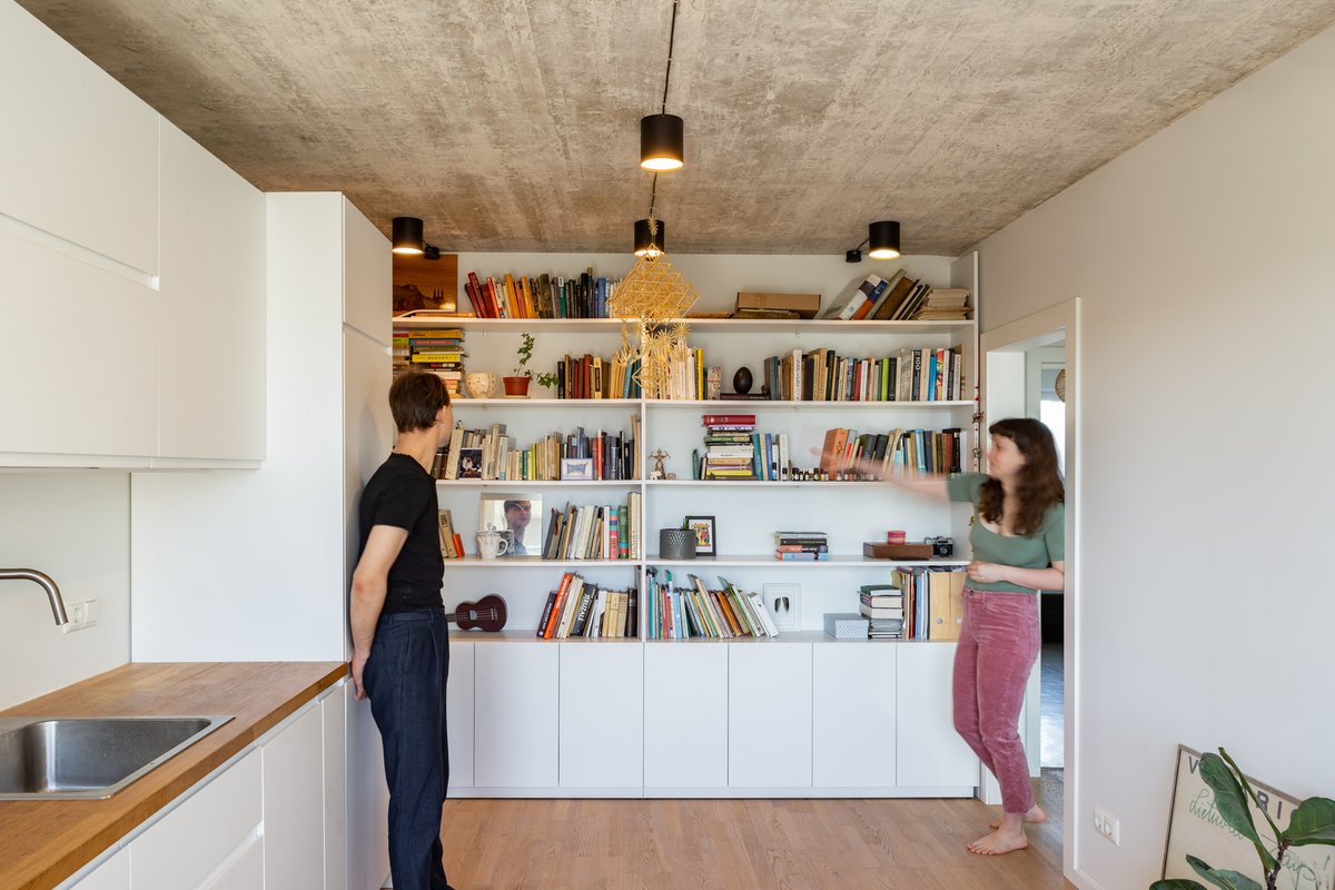 GilmaTeodora's tweet photo. Wedding present to my cousin's family - transformation project of isolative-design soviet apartment to bonding an connecting spaces. https://t.co/bsjmUZmniS