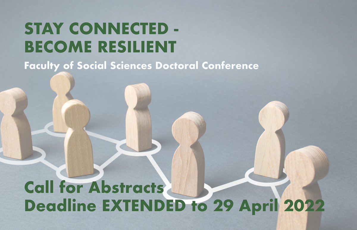 FssDocConf's tweet photo. There's still time to submit an abstract for this year's Doctoral Conference! Deadline extended to 29 April 2022. Submissions should be sent to: FoSSDoctoralConference@stir.ac.uk 
Conference Registration at: https://t.co/cfFRDMF2SH https://t.co/zfPUUu6jT6