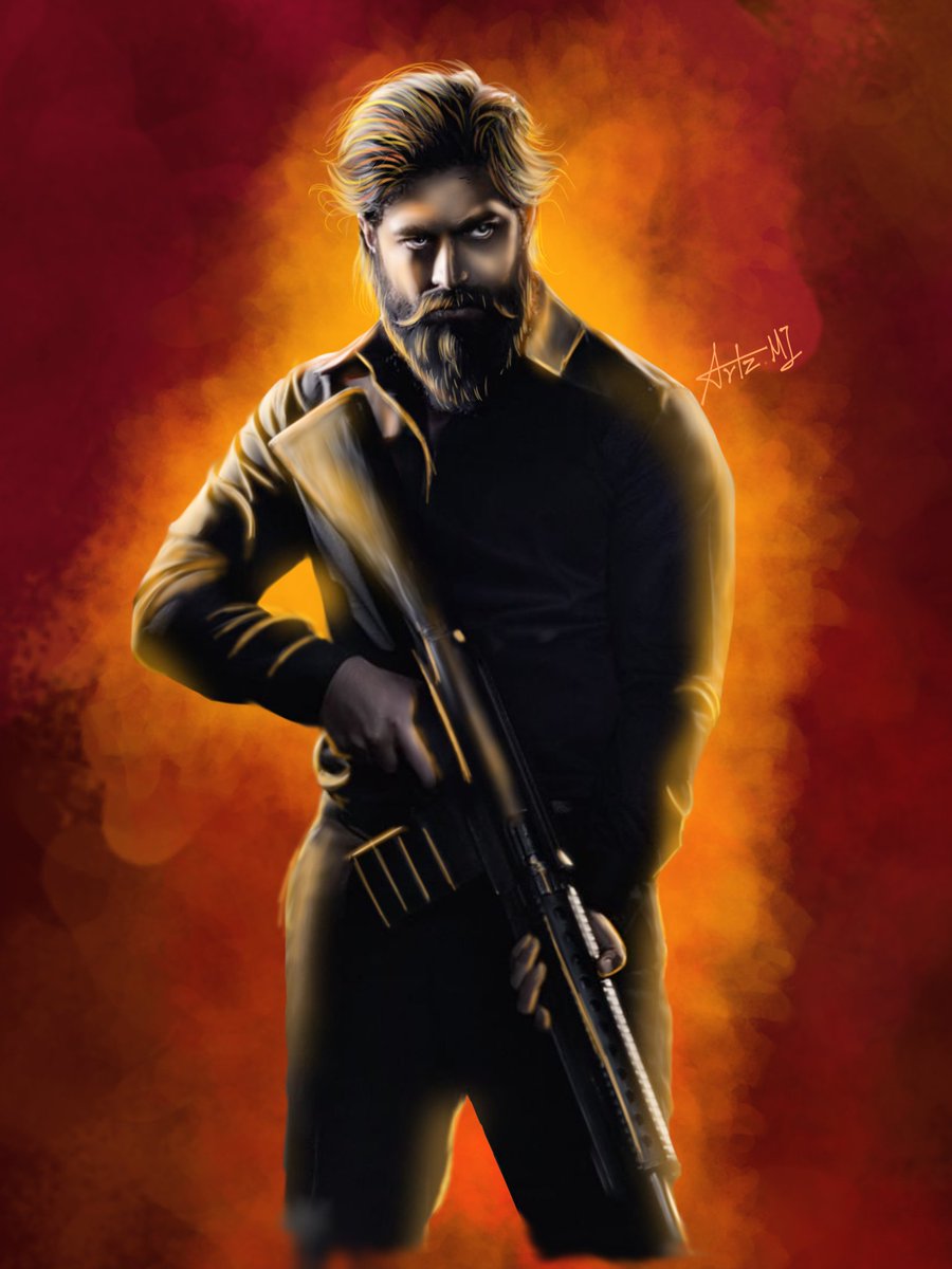 Manjunathjakali's tweet photo. @TheNameIsYash
@KGFTheFilm 
@prashanth_neel 
@hombalefilms 
#KGFChapter2 
#KGF2 
#KGF2InCinemas https://t.co/lc7O3ps31N