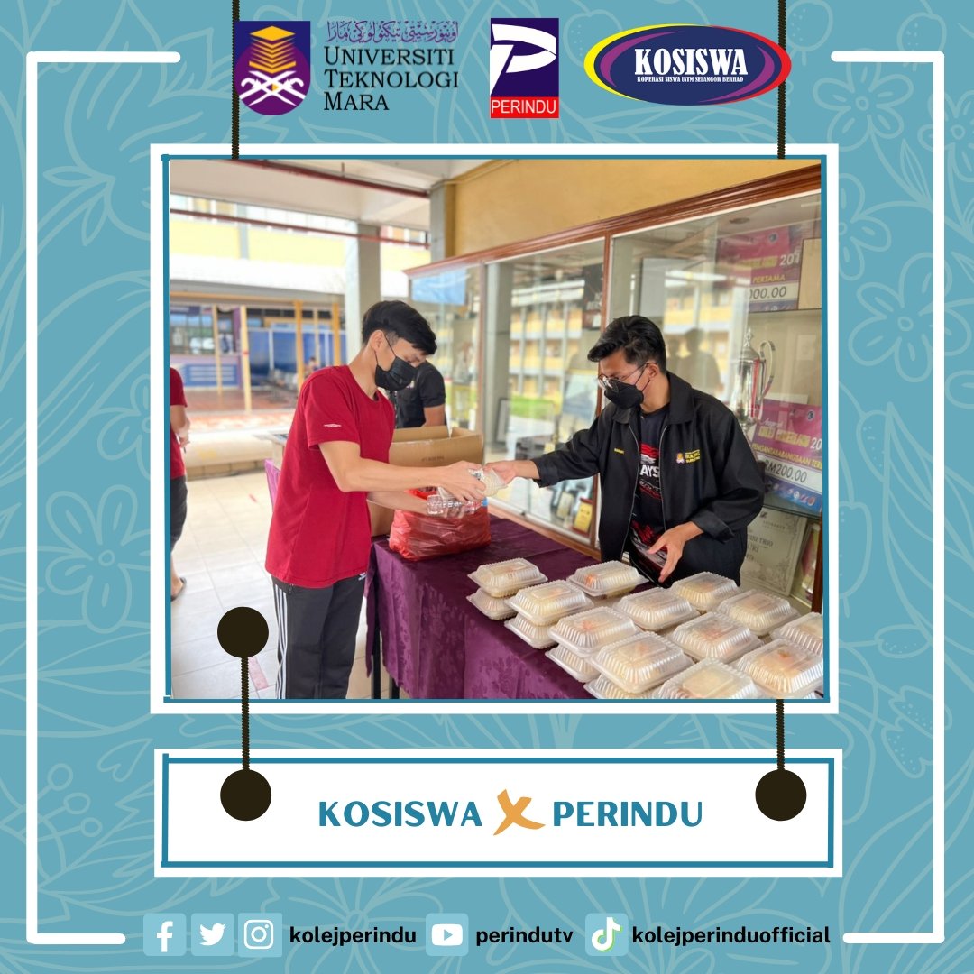 kolejperindu's tweet photo. Projek Kongsi Rezeki Bersama KOSISWA 2022 telah diadakan pada 11 Aril 2022, bertempat di Perkarangan Blok 1 Kolej Kediaman Perindu. 

Semoga program ini dapat memberi manfaat kepada para pelajar yang terlibat. 

#PerinduLegend #perindufamily https://t.co/mK7yY8ecJW