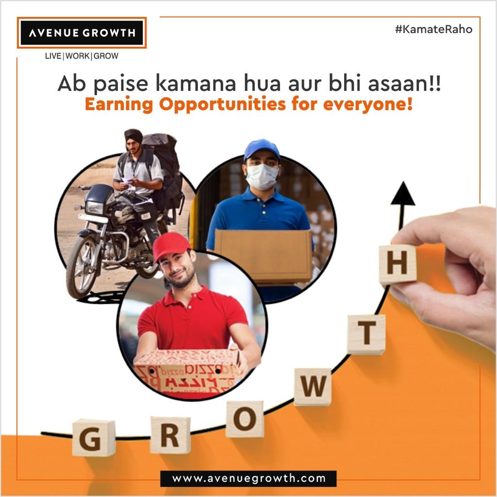 avenue_growth's tweet photo. With us, earning is easy. All you need to do is download the app, choose your task and start earning.

With earning opportunities upto 10k, who would want to let go? 

#KamateRaho

#equality #WorkFromHomeJobs #WorkFromHome #MinimalJobs #PartTimeJobs #FullTimeJobs #JobsForFresher https://t.co/P8kdtafxM2
