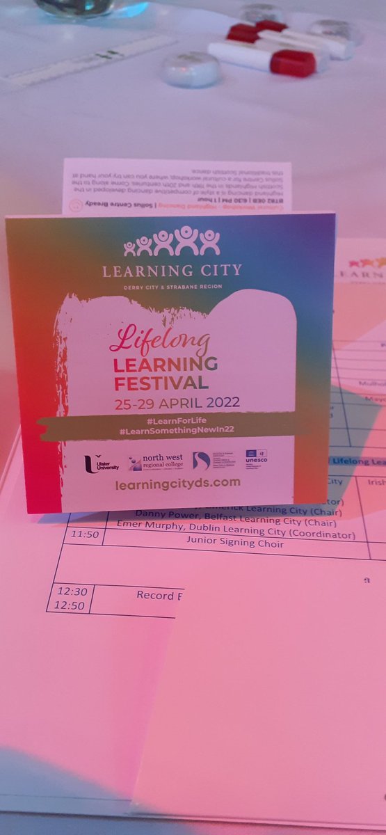 AlzSoc_Martin's tweet photo. Great to be part of @learningcityds where @AlzSocNI will deliver a Dementia Friendly Communities event on Wednesday 27th April at 11am where people can learn all about dementia and hear more about #LearnForLife from @EmilyWi36233724 's personal experiences #LearnSomethingNewIn22 https://t.co/w7KMRb5VQp
