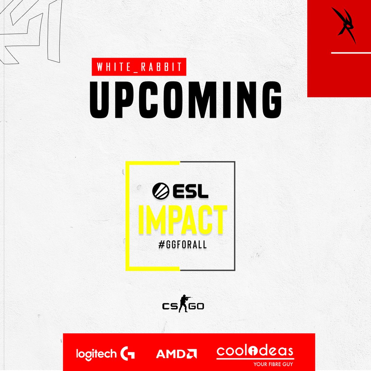 Game time this weekend! The Amaryllis girls are heading into the ESL Impact Comp.
Looking forward to this one!
#WRG #WRGA #Amaryllis #CSGO #LogitechG #CoolIdeasISP #AMD