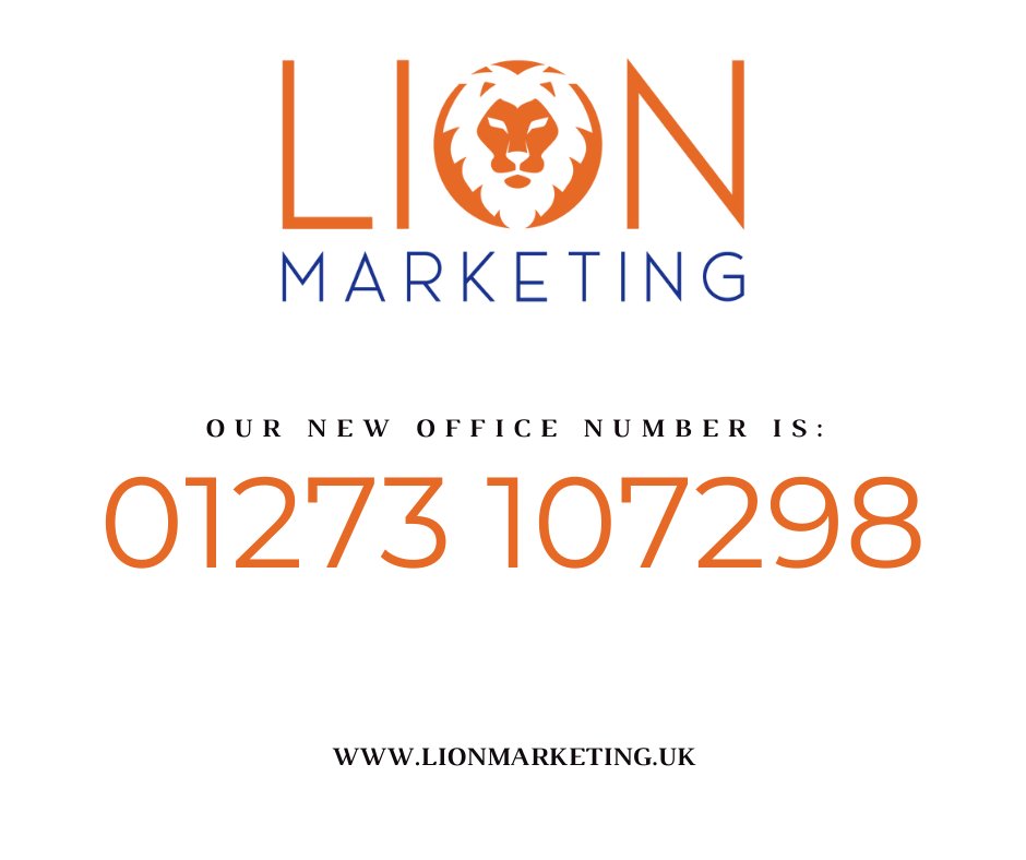 Mninjasuk's tweet photo. Lion HQ has a new number

Our number is now 01273 107298

The old number is no longer active https://t.co/Qg3rVye6jG