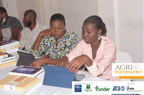 AgriterraLAC's tweet image. Haiti: 22 #ProducerOrganisations from different sectors🐟🌾🥭🍫☕️ developed skills in E-commerce 🛒📲(Facebook for Business and WhatsApp Business). 120 participants, half of them were young farmers🧑‍🌾👩‍🌾. #GrowYourBusiness #AGRIdigitalization