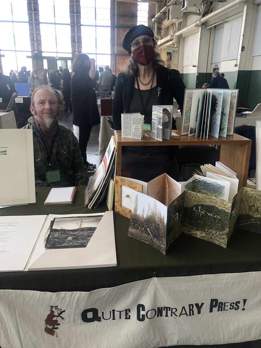 KalaInstitute's tweet photo. Artist made books for days! Check out @CODEXFoundation through April 13th. So many treasures (and friends). #codex2022 #codexbookfair https://t.co/60CdaUdzsF