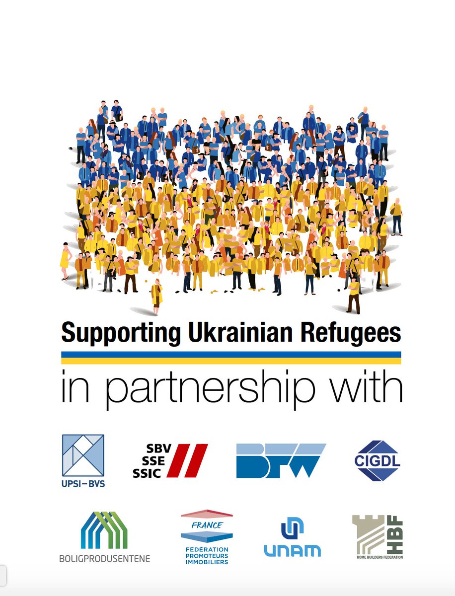 Thanks to <a href="/fpi_fr/">FPI France</a> and <a href="/unam_amenageurs/">Union Nationale des Aménageurs</a>, to <a href="/CigdlN/">CIGDL Newsticker</a>,  to <a href="/UPSI_BVS/">UPSI-BVS</a>, to our Swiss partner <a href="/BaumeisterCH/">Baumeisterverband</a>, to <a href="/BFWBund/">BFW Bundesverband</a>, to <a href="/HomeBuildersFed/">Home Builders Federation</a>, and to #BoligprodusentenesForening for their support to our collective #European #initiative for #Ukraine