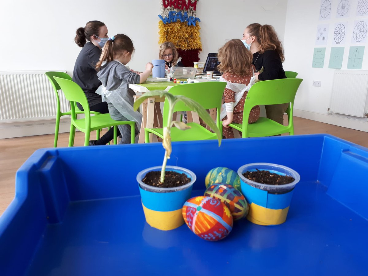 If you've not already booked on one of our ‘Sunflower and Psyanky Egg Workshops’, there's still time to bag a place! Booking in advance is the best way to guarantee your child's place at the session of your choice, but you can also just pop in and chance your luck!