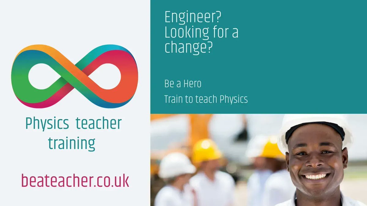 Are you an #Engineer ? 
Would you like to become a #Physics teacher? 
Our excellent Engineers teach Physics programme has been designed for you. 
Find out more  >> buff.ly/37BB3au
Pls RT <a href="/DulwichCollege/">Dulwich College</a> 
<a href="/elmgreenschool/">The Elmgreen School</a> 
<a href="/WycombeHighSch/">Wycombe High School</a> 
<a href="/t2teachuk/">Transition to Teach</a> 
#EngineersTeachPhysics