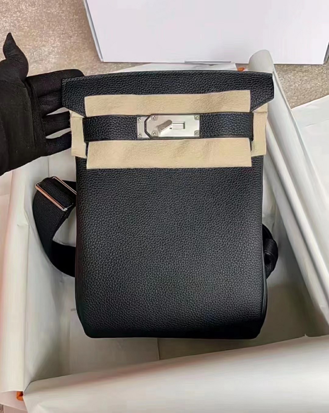 Bvprive on X: Hermes Kelly HAC A Dos Bag Black Togo Leather Palladium  Hardware 2022  #hermes #authentic   / X