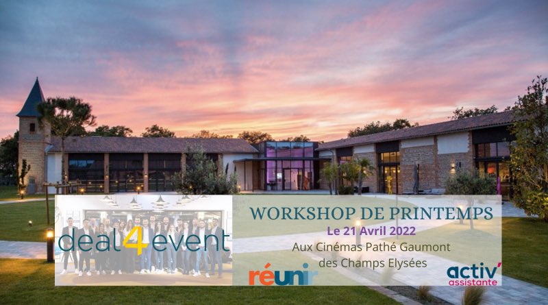 Alerte Nouvel Article!
Découvrez Deal4Event, exposant sur notre Grand Workshop du 21 Avril Réunir et Activ’Assistante! 🥰👩‍💻🧑‍💻
#workshop #event #21avril #ChampsElysees 

Cliquez ici! ⬇️⬇️⬇️
activassistante.com/workshop-de-pr…