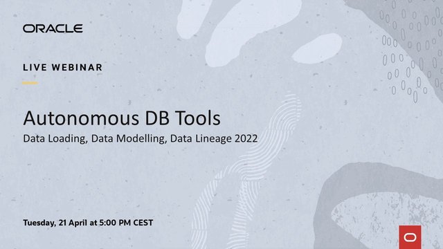 OracleMelDB's tweet image. Join Patrick Wheeler @OraclePDB and discover how #AutonomousDatabase provides new built-in capabilities for easy data load and transformation, simple-to-use business modeling, automatic data insights and simplified metadata management. bit.ly/3O6H8gb