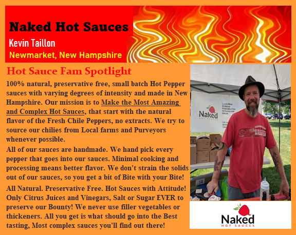 🚨  Hot Sauce Maker Fam Spotlight🚨 

<a href="/NakedHotSauces/">Naked Hot Sauces</a>