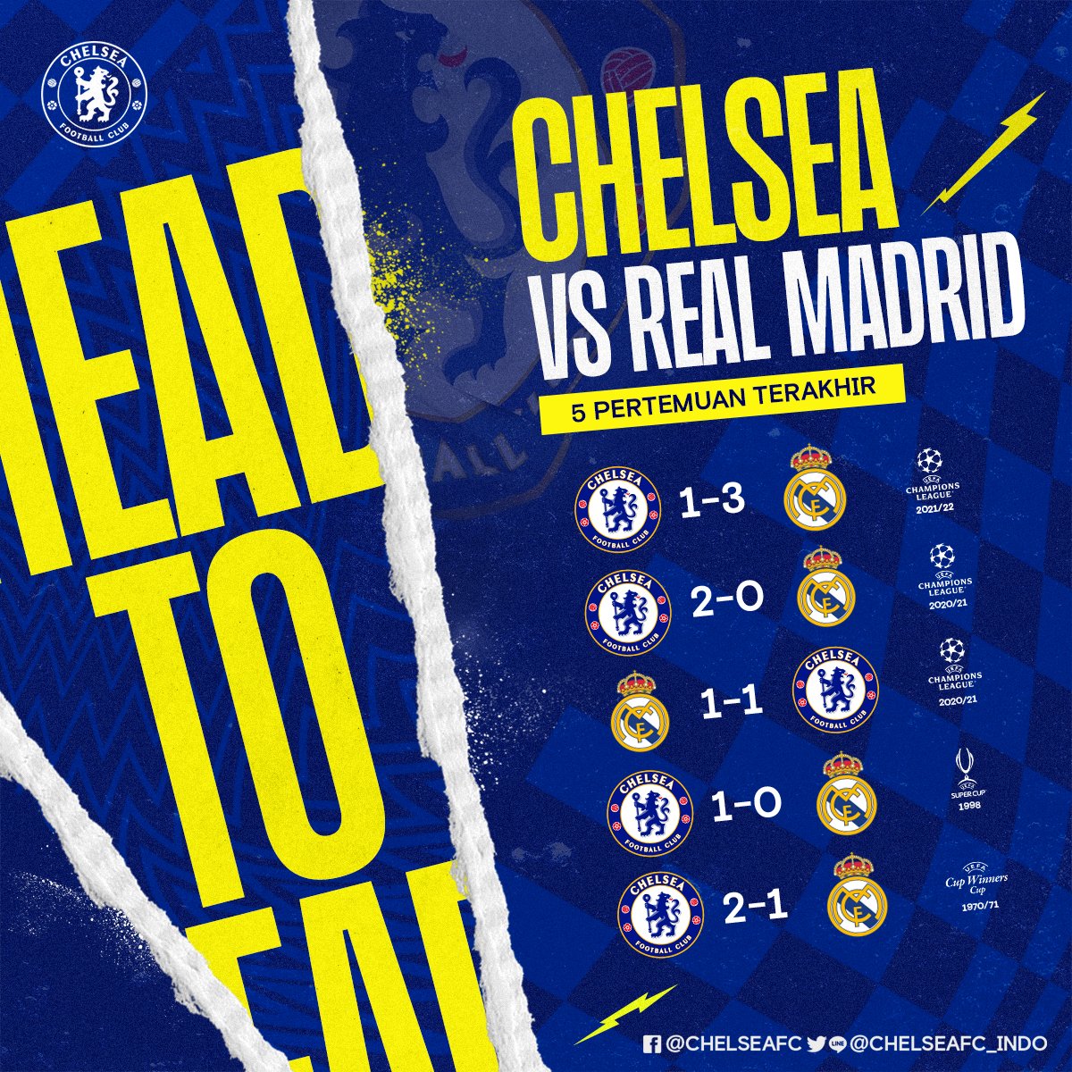 Saatnya usahakan yang lebih baik dari kemarin. 💪

#LastMeeting
#UCL #CFCIndo