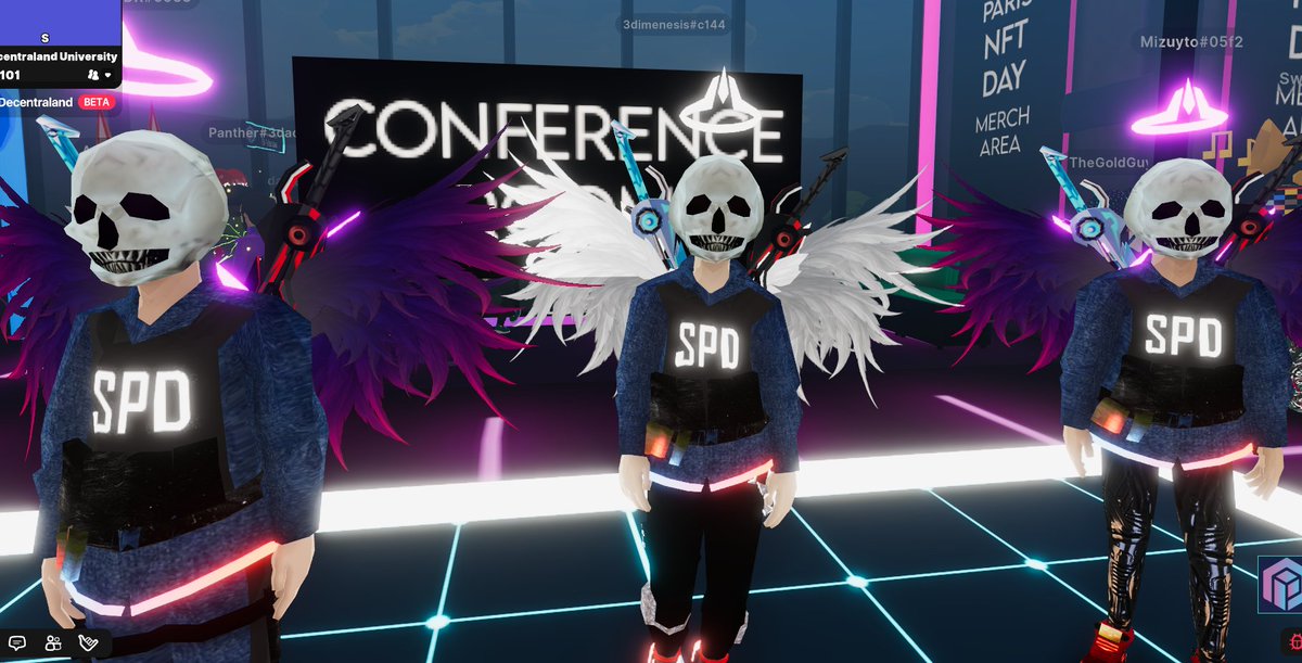 #SPD unite.. <a href="/KewzMetaverse/">KewZ_Metaverse</a> <a href="/mingfaichan/">* Ming Chan * - mingfaichan.eth 🧚‍♀️ 📸</a> <a href="/3dimenesis/">3dimenesis</a> <a href="/mizuyto/">jitfrag</a> showing some force in #DCL. Don't see those pesky <a href="/BitBears/">🄱🄸🅃🄱🄴🄰🅁🅂</a> <a href="/CosyArtist/">Cosy</a> <a href="/definitecasheth/">DefiniteCash.eth</a>... fear has them hibernating I assume, where they belong! #NFTGame #NFTCommunity #nftcollector