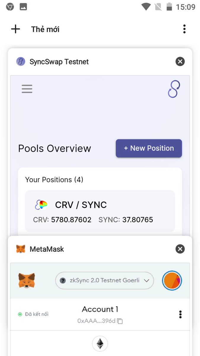 phanle194's tweet photo. Hi, you know that right now you can get tested here https://t.co/s20mcDECLk from 
@syncswap
.
And din't forget to join discord https://t.co/FFSGkCN9zG

#L222 #zkSync #Layer2 #ZKRollup #testnet #Ethereum #DeFi https://t.co/98gnY4yyYc