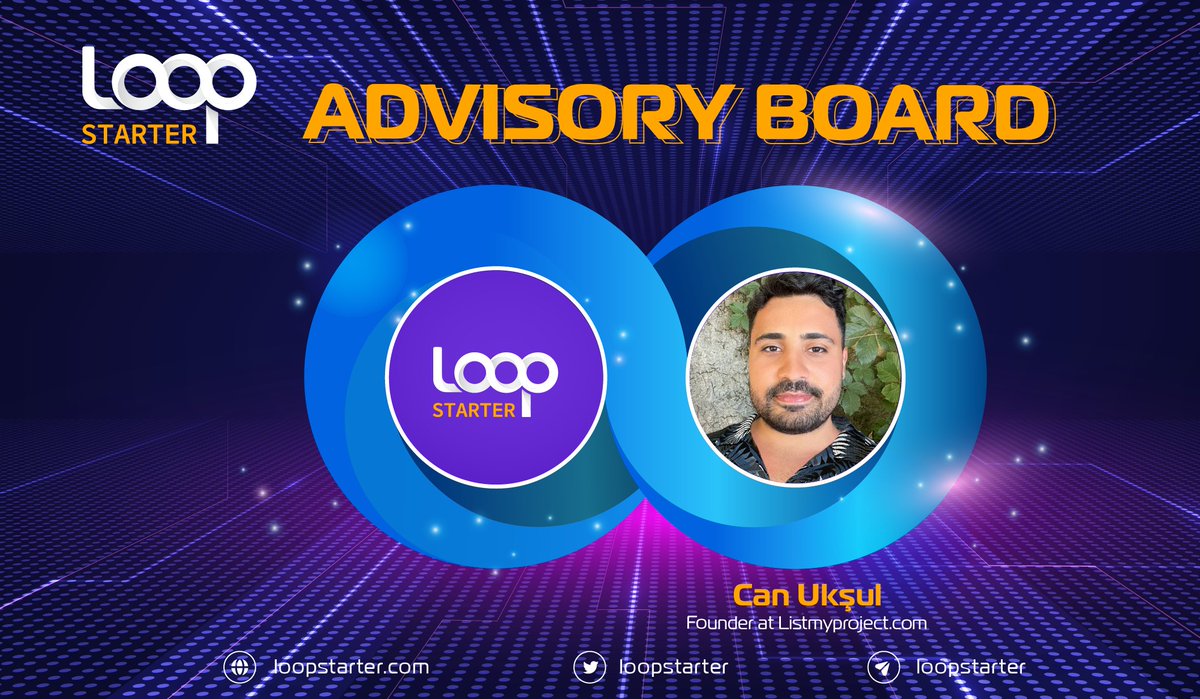 loopstarter's tweet photo. #LOOPStarter & Can Ukลul - STRATEGIC ADVISOR ANNOUNCEMENT
We are honored to announce our new lead strategic advisor โ Mr.Can Ukลul, the founder of https://t.co/g69M2cLfmg and a Marketing Consultant at TokenSuite and Listing Services
#LOOPPad
#LOOPDex
#LOOPDAO
#Multichain https://t.co/pp0MLoWvKc