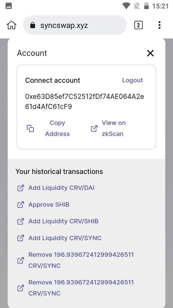 leduy667t's tweet photo. Hi, you know that right now you can get tested here https://t.co/QUw3FdmujJ from 
@syncswap
.
And din't forget to join discord https://t.co/RXCw3wK36D

#L222 #zkSync #Layer2 #ZKRollup #testnet #Ethereum #DeFi https://t.co/VQOQbYEQHL