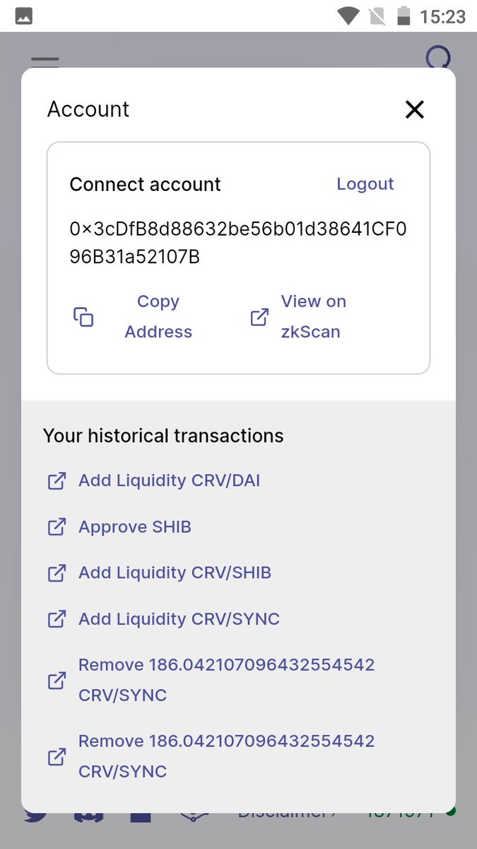 titansumar's tweet photo. Hi, you know that right now you can get tested here https://t.co/FFoUgpnsCM from 
@syncswap
.
And din't forget to join discord https://t.co/DnJuKezFOw

#L222 #zkSync #Layer2 #ZKRollup #testnet #Ethereum #DeFi https://t.co/mVR03dJjrx