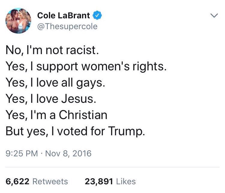 HannahThirlwall's tweet photo. I actually feel so sick omgggg #Labrantfamily #ColeLaBrant #ProLife https://t.co/CqfG96BRrR