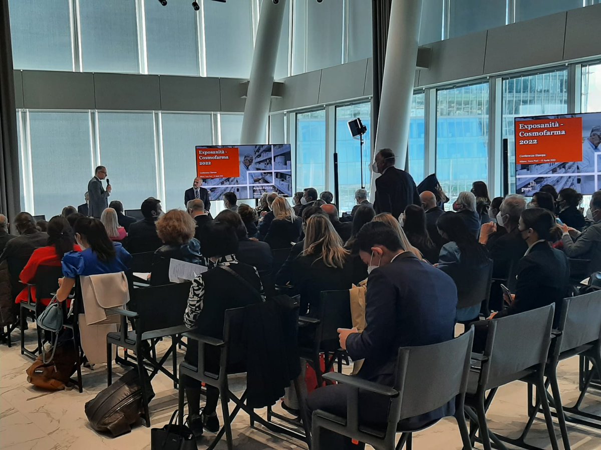 Saluti introduttivi di <a href="/PwC_Italia/">PwC Italia</a> 

#cs22 #conferenzastampa2022 #cosmofarma #exposanità