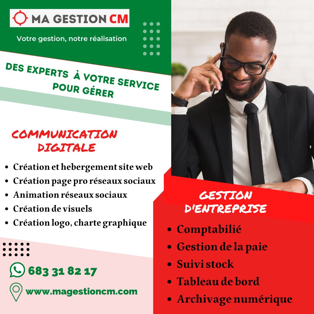 CMagestion's tweet photo. Hommes d'affaires, commerçants, entrepreneurs... nous vous accompagnons dans la gestion de votre entreprise et la communication digitale pour vous aidez dans la meilleure prise de décision et développer votre visibilité en très peu de temps. 
☎️ 683 318 217 (WhatsApp) https://t.co/RJgfoU1m6I