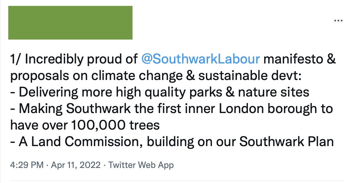 NunheadTRA's tweet photo. 3/ Wellbeing and mental health. The lockdown has proved the importance of green space to wellbeing, #mentalhealth and the #climateemergency which Southwark says it wants to address. https://t.co/t4q1becVCV