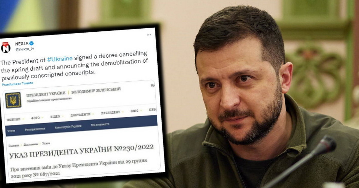 OnetWiadomosci's tweet image. Zełenski odwołuje wiosenny pobór do wojska. "Ukraina pokazuje, że ludzie walczą, bo chcą walczyć" dlvr.it/SNQY8f