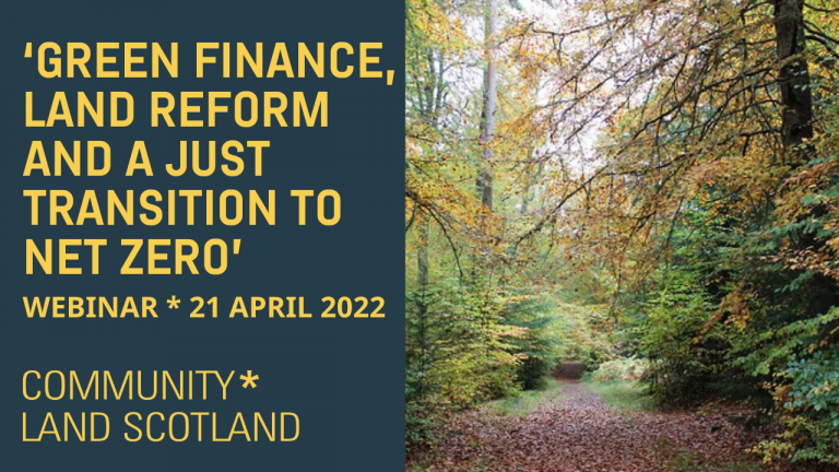 Panel discussion: 'Green finance, land reform, and a just transition to net zero', Thurs 21 April, 10.30am.

CWA's @jonhollingdale will discuss his recently published paper alongside <a href="/AilsaRaeburn/">Ailsa Raeburn</a>, <a href="/HamishTrench/">Hamish Trench</a> &amp; <a href="/HughRaven/">Hugh Raven 🇺🇦</a> at this CLS event next week: bit.ly/3Jzk71C