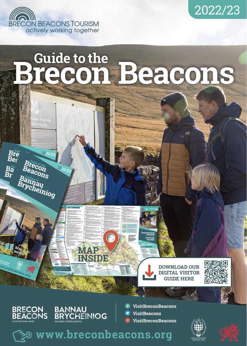 Plan your visit to the #BreconBeacons National Park using our downloadable digital visitor guide and map.

Use the QR code or download here BreconBeacons.org/visitor-guide

You’ll find printed copies of our visitor guide in Tourist information centres and businesses across the Park.