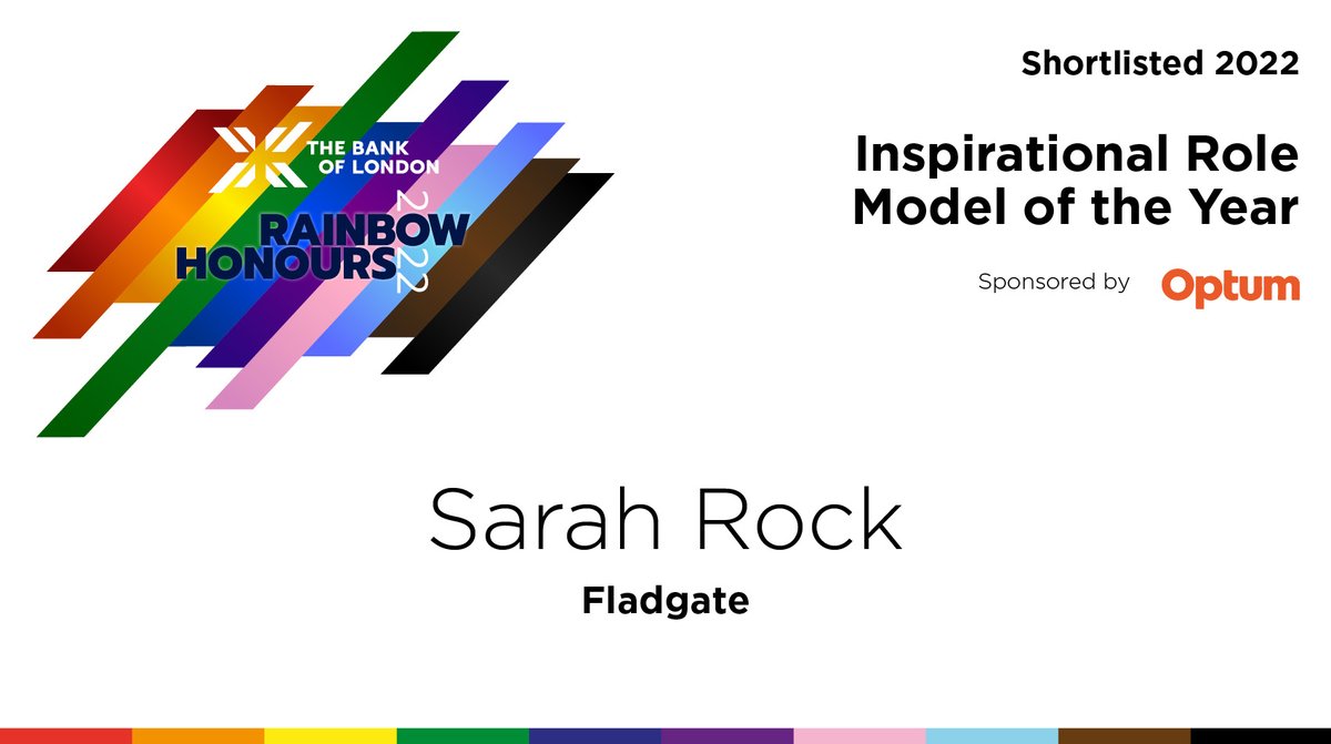 This year, <a href="/sarahrocklaw/">Sarah Rock</a> from <a href="/fladgatelaw/">Fladgate LLP</a> is shortlisted for the #TBOLRainbowHonours22 in the <a href="/optum/">Optum</a> Inspirational Role Model of the Year Category. Congratulations! bit.ly/tbolrh22